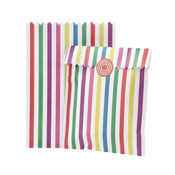 Sacs cadeaux en papier arc-en-ciel pour bonbons 4
