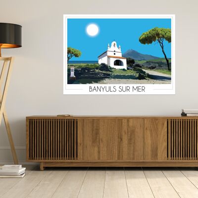 Banyuls sur mer Poster 30x42 cm
