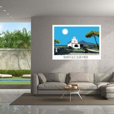 Banyuls sur mer poster 50x70 cm • Poster di viaggio