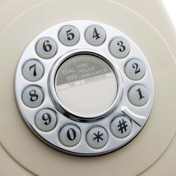 GPO 746 PUSH Button IVORY 2