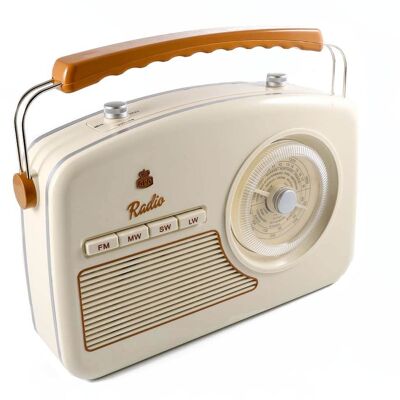 GPO Rydell Nostalgic Radio 4 Band Cream