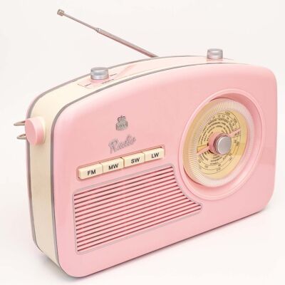 GPO Rydell Nostalgic Radio 4 Band Rosa