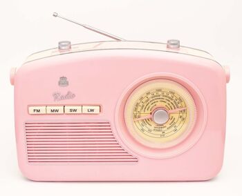GPO Rydell Nostalgic Radio 4 Band Pink 4