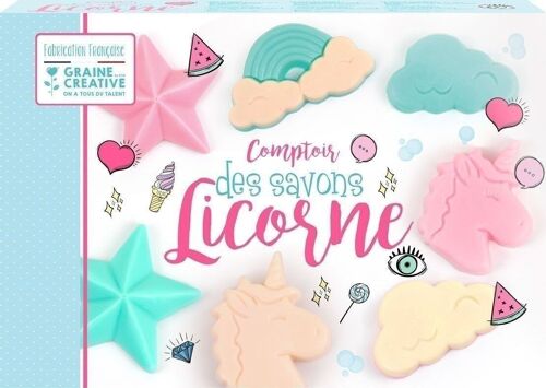 Diy - coffret comptoir des savons licorne