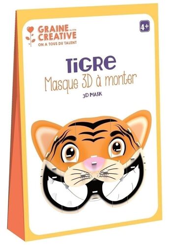 Diy - masque 3d en carton mousse tigre 4