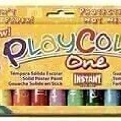 DIY - BOX OF 12 SOLID ONE BASIC GOUACHE STICKS