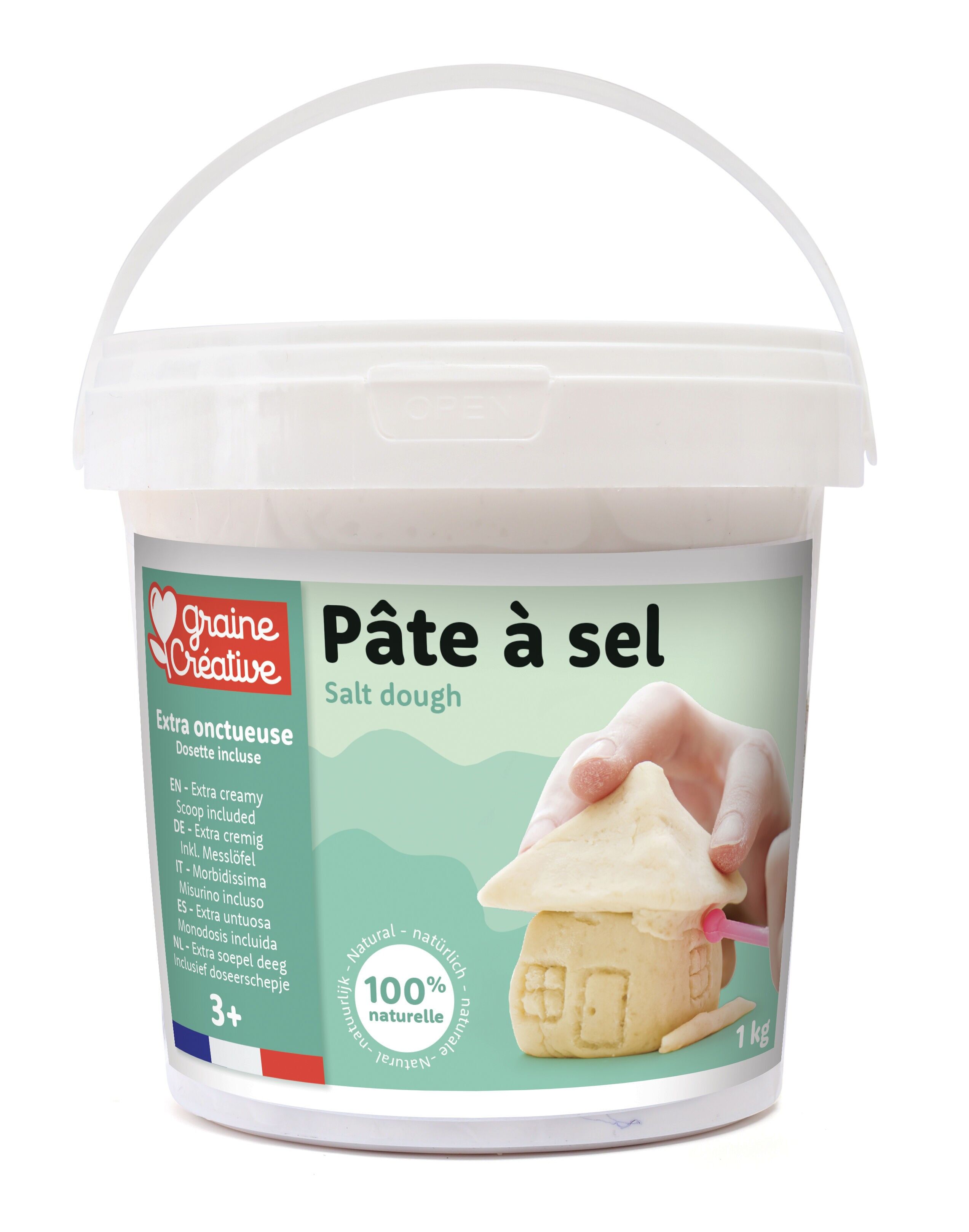 FAI DA TE - SECCHIELLO DA 1KG DI PASTA DI SALE