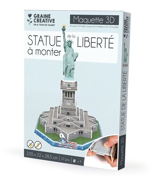 Diy - puzzle maquette statue de la liberte