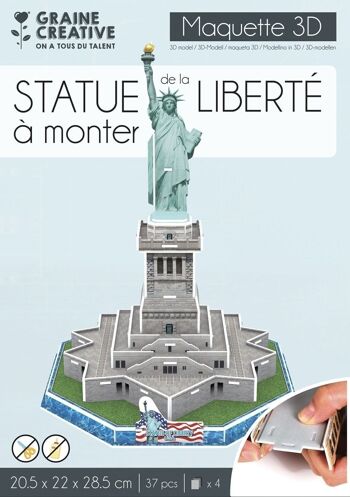 Diy - puzzle maquette statue de la liberte 2