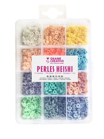 Diy - perles heishi pastel 2