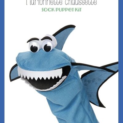 Diy - marionnette chaussettes requin
