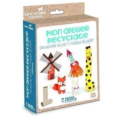 BRICOLAJE - KIT DE RECICLAJE DE MI TALLER - ROLLO DE PAPEL