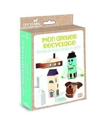 Diy - kit mon atelier recyclage - brique en carton 3