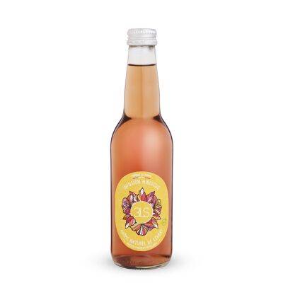 Finely sparkling drink Hibiscus & organic citron 33 cl