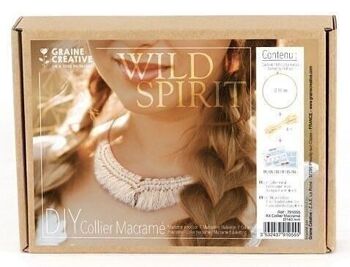 DIY - KIT COLLIER MACRAME ¤ 140 mm 1