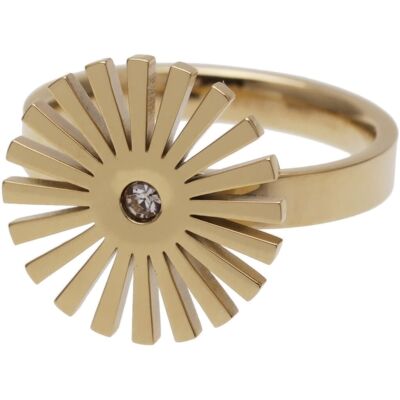 ARKA Bangle - Flower Crystal - One Size - Gold