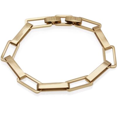 SAFIA Bracelet Flat Shackle - Gold