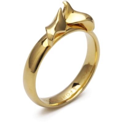 BIRDS Ring - Gold Double