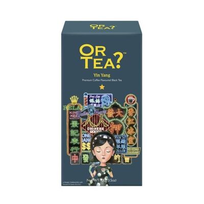 Schwarzer Tee mit YinYang-Kaffeegeschmack - Nachfüllpackung - 100g