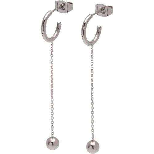 JAEDA Earrings - Chain Ball Gold - One Size - Gold