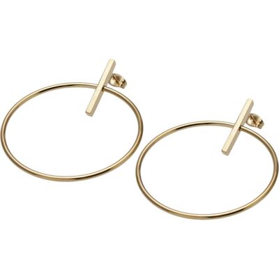 OTA Earrings Hoops - One Size - Stainless Steel