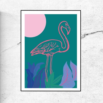 FLAMINGO NIGHTS A4