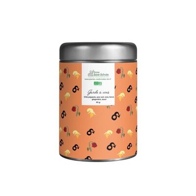 Garde à vous 40g - ORGANIC herbal tea of nettle, anise, hogweed, ginger and rose
