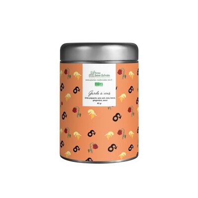 Garde à vous 40g - Tisane BIO d'ortie, anis, berce, gingembre et rose