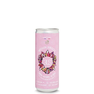 Feinprickelnder Drink Hibiskus & Bio-Rose 25 cl