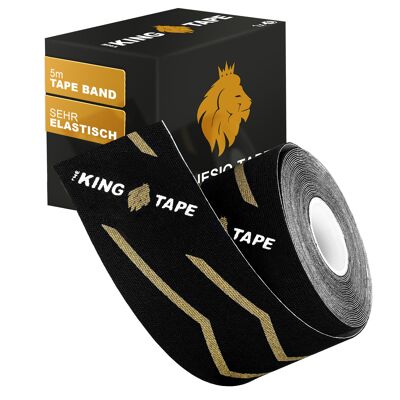 LIGHTNING KINESIO-TAPE BLACK - 12er