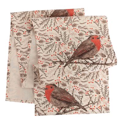 Christmas Robin Table Runner