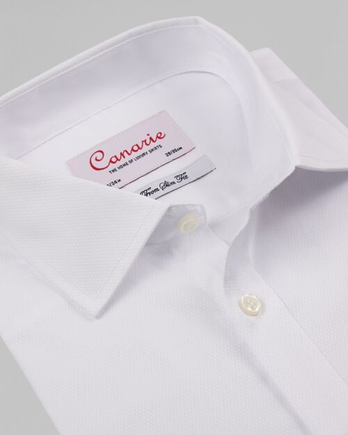 Men's Formal Micro Diamond White Easy - Iron Shirt Button Cuffs