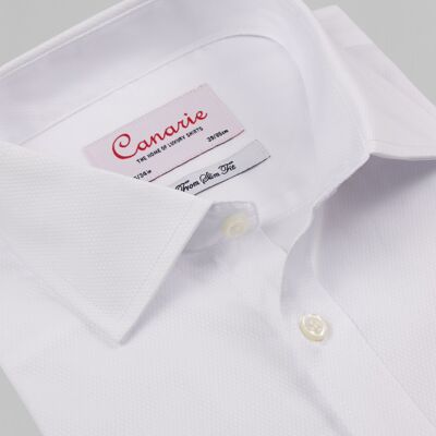 Hombres Formal Micro Diamante Blanco Fácil - Puños de botón de camisa de hierro