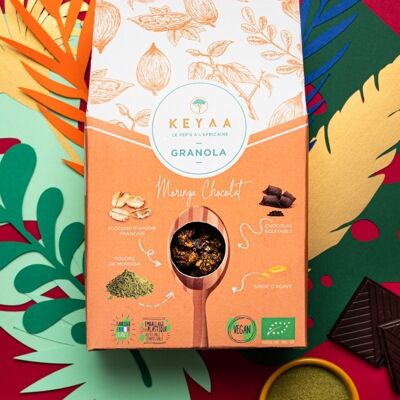 Granola Moringa Chocolat, le plaisir gourmand