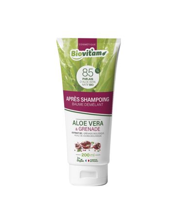 APRES SHAMPOING Baume démêlant aloe vera 99% d'ingrédients d'origine naturel 1