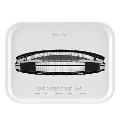 Vassoio Emirates Stadium - Londra - Inghilterra - 27x20-Cm