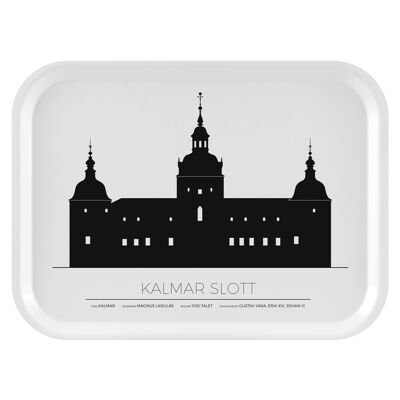 Tablett Schloss Kalmar 27x20 cm - Kalmar