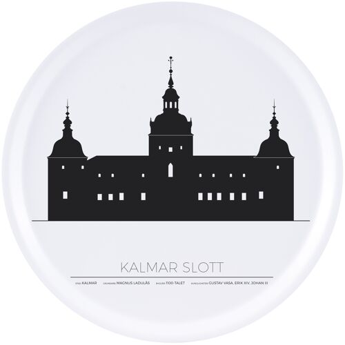 Bricka Kalmar Slott Rund 38 Cm - Kalmar