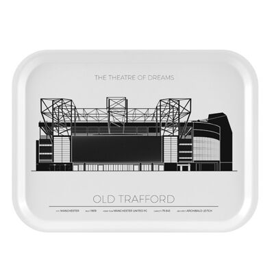 Vassoio Old Trafford - Manchester - Inghilterra - 27x20-Cm