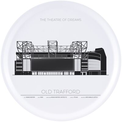 Tablett Old Trafford - Manchester - England - 38 cm