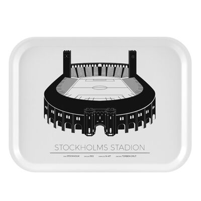 Tablett Stockholm Stadion - 27x20 cm - Stockholm