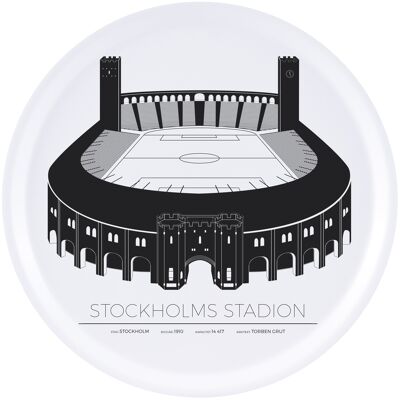 Tablett Stockholm Stadion - 38 cm - Stockholm