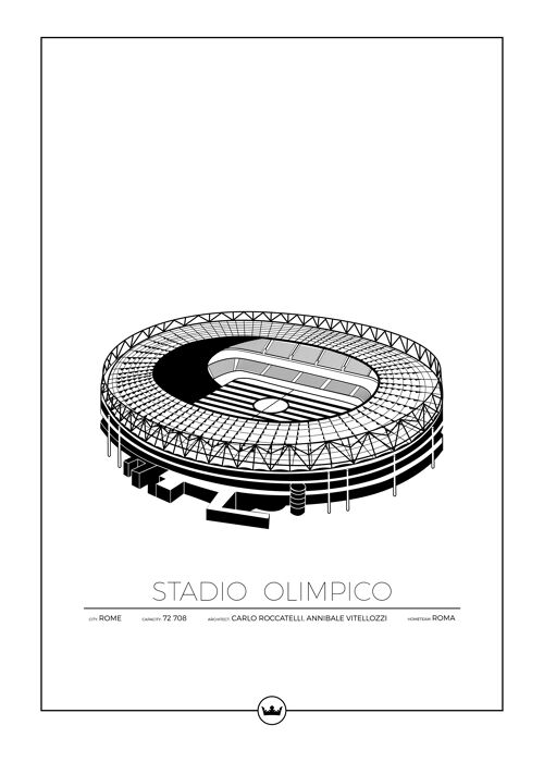 Poster av Stadio Olimpico - Roma