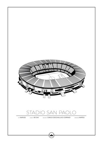 Affiche de Stadio San Paolo - Naples