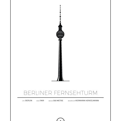 Affiches de Berliner Fernsehturm