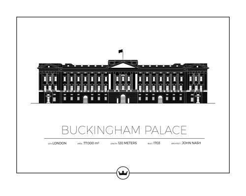 Posters Av Buckingham Palace - London - England