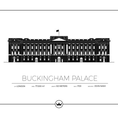 Plakate des Buckingham Palace - London - England