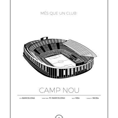 Plakate von Camp Nou - Barcelona