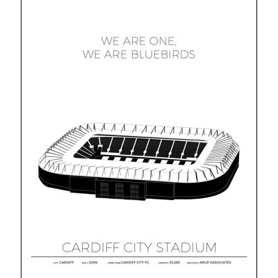 Affiches du stade de la ville de Cardiff - Cardiff