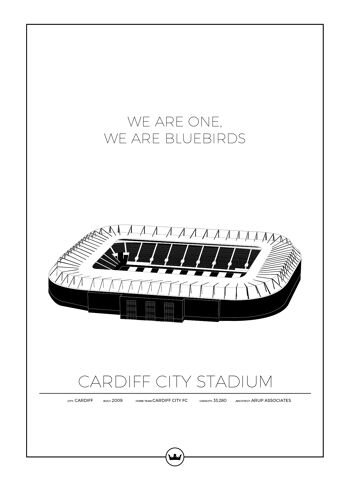 Affiches du stade de la ville de Cardiff - Cardiff